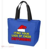 I Find Your Lack Of Cheer Disturbing Tote Bag thumb 3