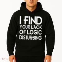 I Find Your Lack Of Logic Disturbing Hoodie thumb 2