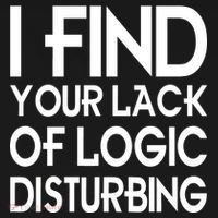 I Find Your Lack Of Logic Disturbing Ornament thumb 1