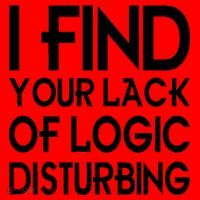 I Find Your Lack Of Logic Disturbing Santa Hat thumb 1