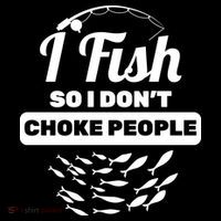 I Fish So I Don't Choke People Pajama Set thumb 2
