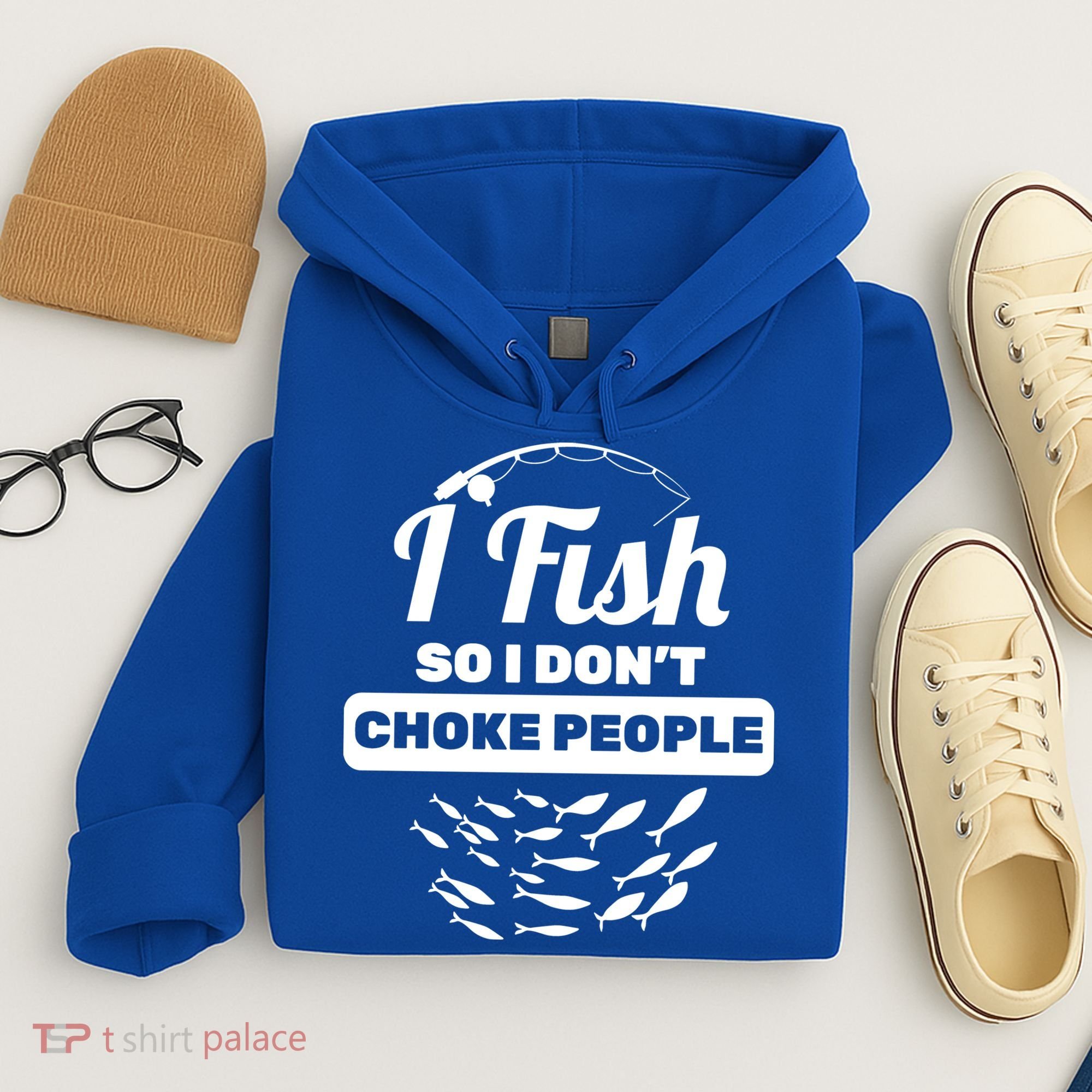I Fish So I Don't Choke People Hoodie