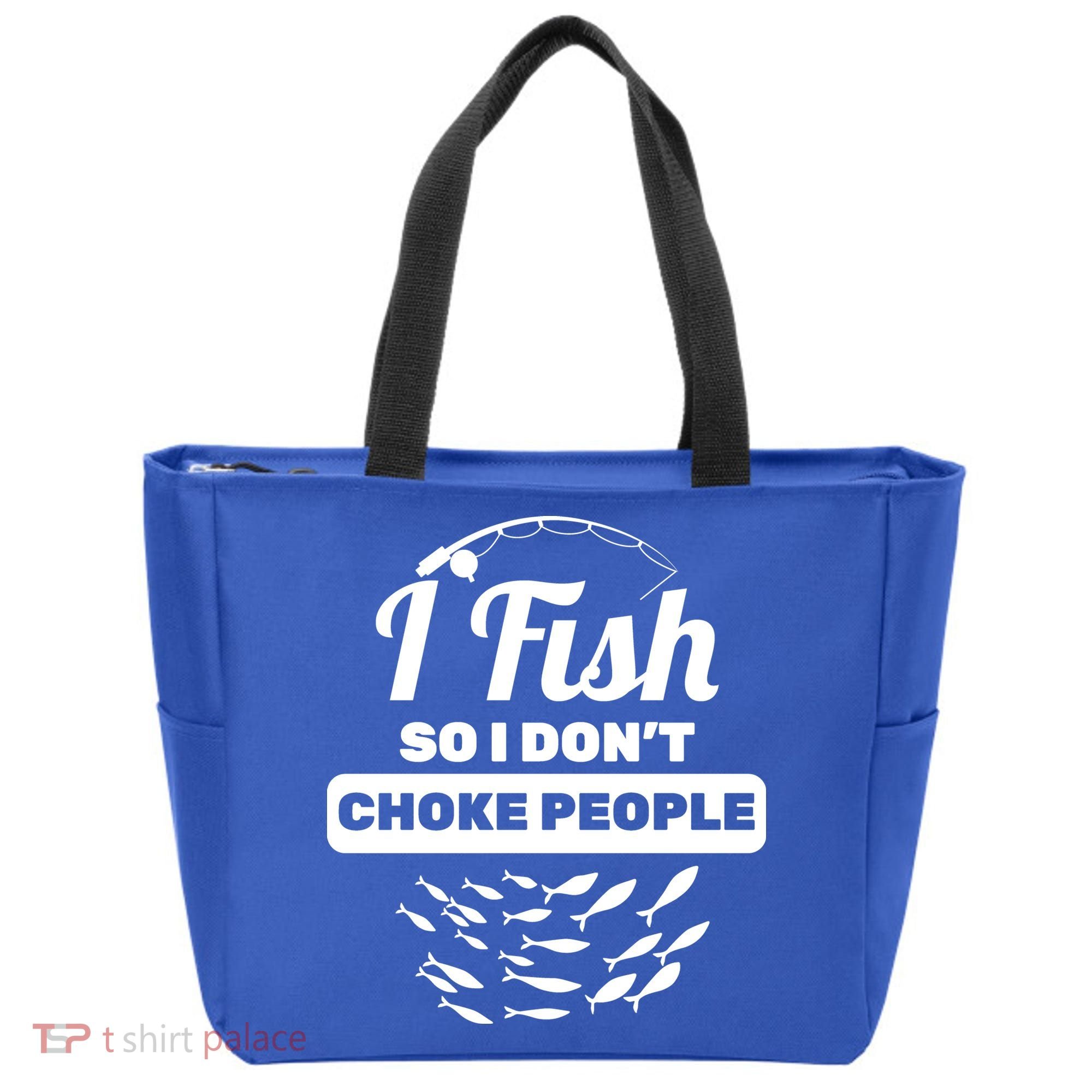 I Fish So I Don't Choke People Tote Bag