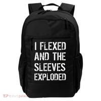 I Flexed And The Sleeves Exploded Backpack thumb 0