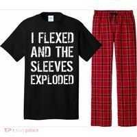I Flexed And The Sleeves Exploded Pajama Set thumb 0