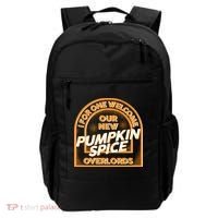  I For One Welcome Our New Pumpkin Spice Overloads Logo Backpack thumb 0