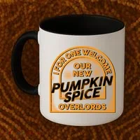  I For One Welcome Our New Pumpkin Spice Overloads Logo Coffee Mug thumb 2