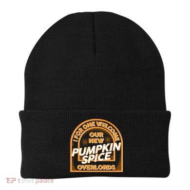  I For One Welcome Our New Pumpkin Spice Overloads Logo Beanie