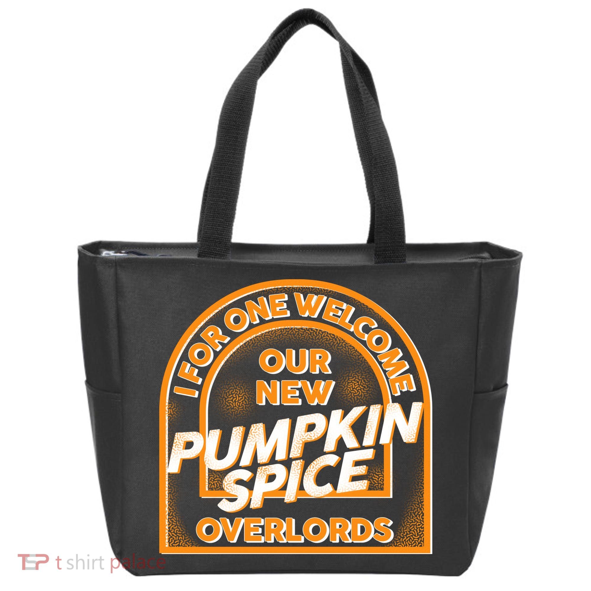  I For One Welcome Our New Pumpkin Spice Overloads Logo Tote Bag