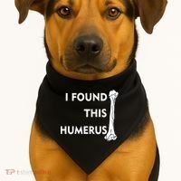 I Found This Humerus USA-Made Doggie Bandana thumb 1