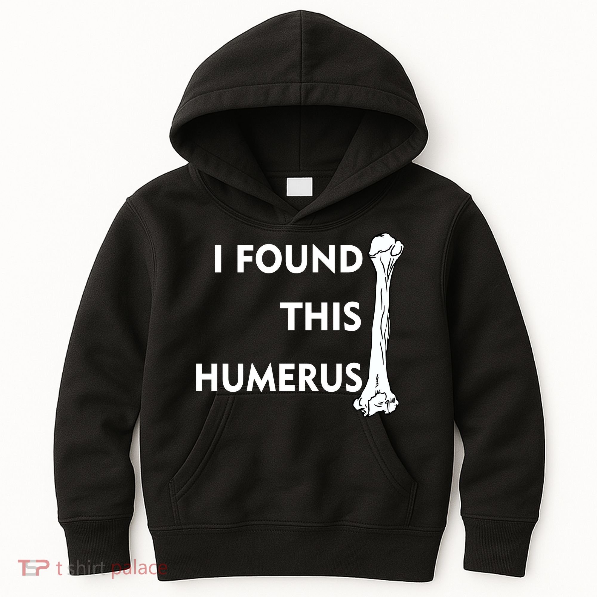 I Found This Humerus Kids Hoodie