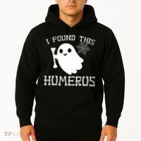 I Found This Humerus Funny Halloween Ghost Hoodie thumb 2