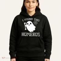 I Found This Humerus Funny Halloween Ghost Hoodie thumb 5