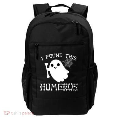 I Found This Humerus Funny Halloween Ghost Backpack