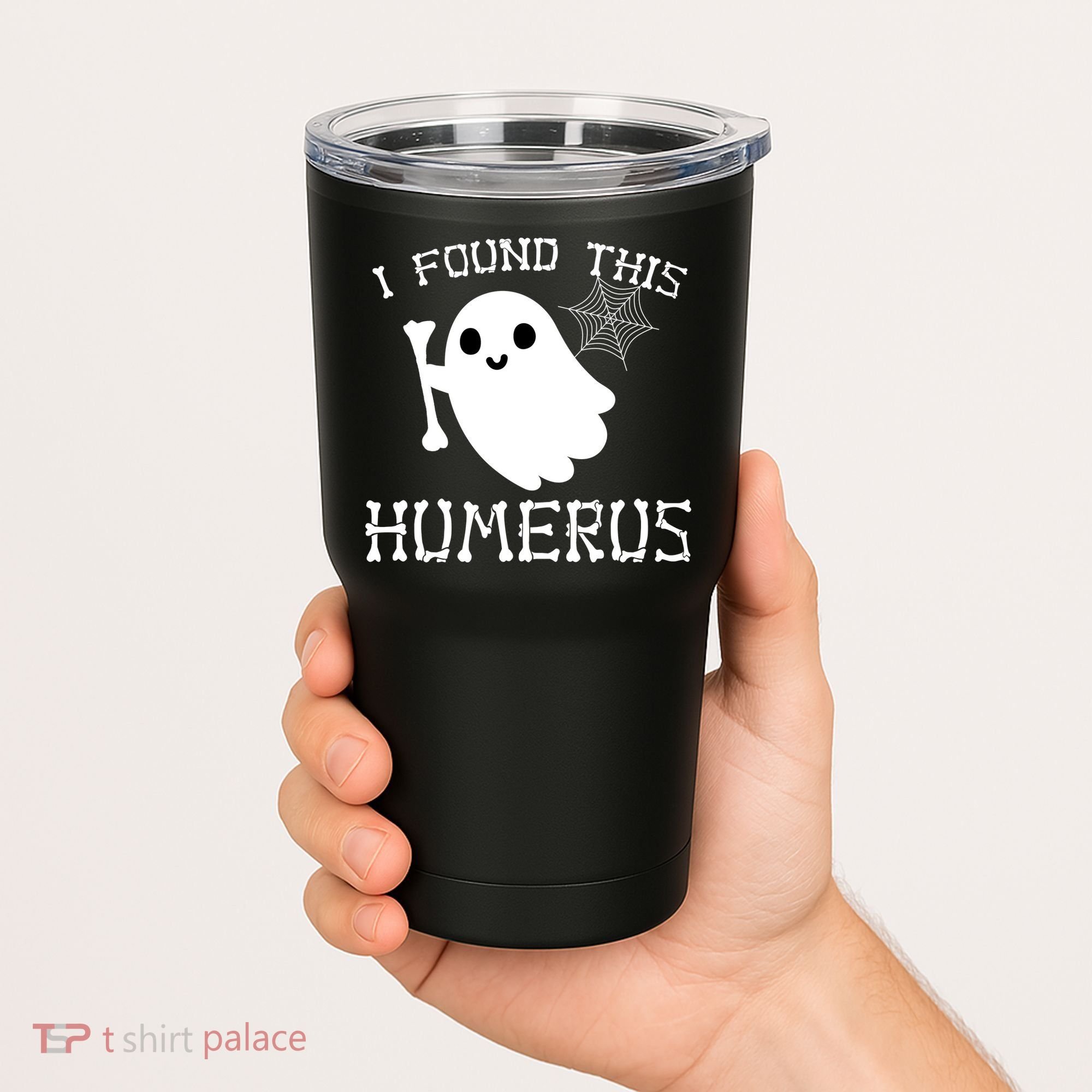 I Found This Humerus Funny Halloween Ghost Tumbler