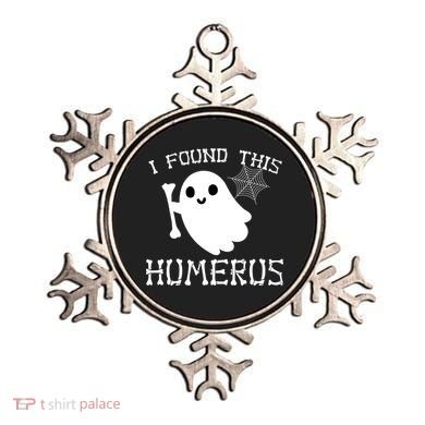I Found This Humerus Funny Halloween Ghost Ornament