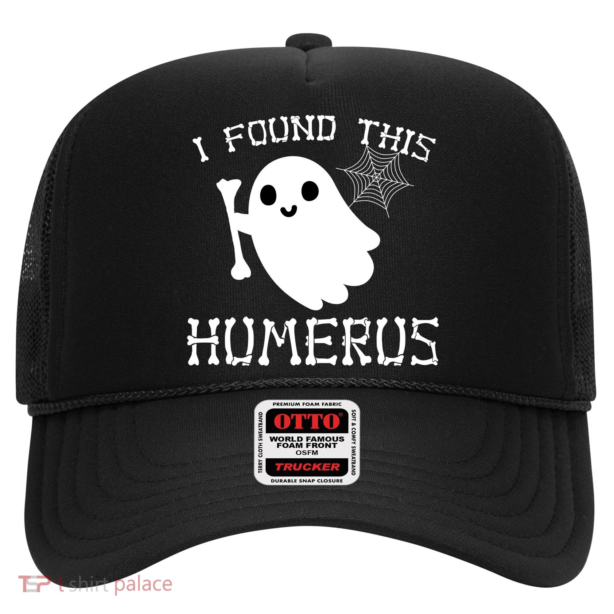 I Found This Humerus Funny Halloween Ghost Hat
