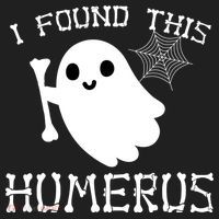 I Found This Humerus Funny Halloween Ghost Golf Towel thumb 3