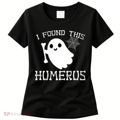 I Found This Humerus Funny Halloween Ghost Women's T-Shirt