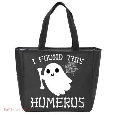 I Found This Humerus Funny Halloween Ghost Tote Bag