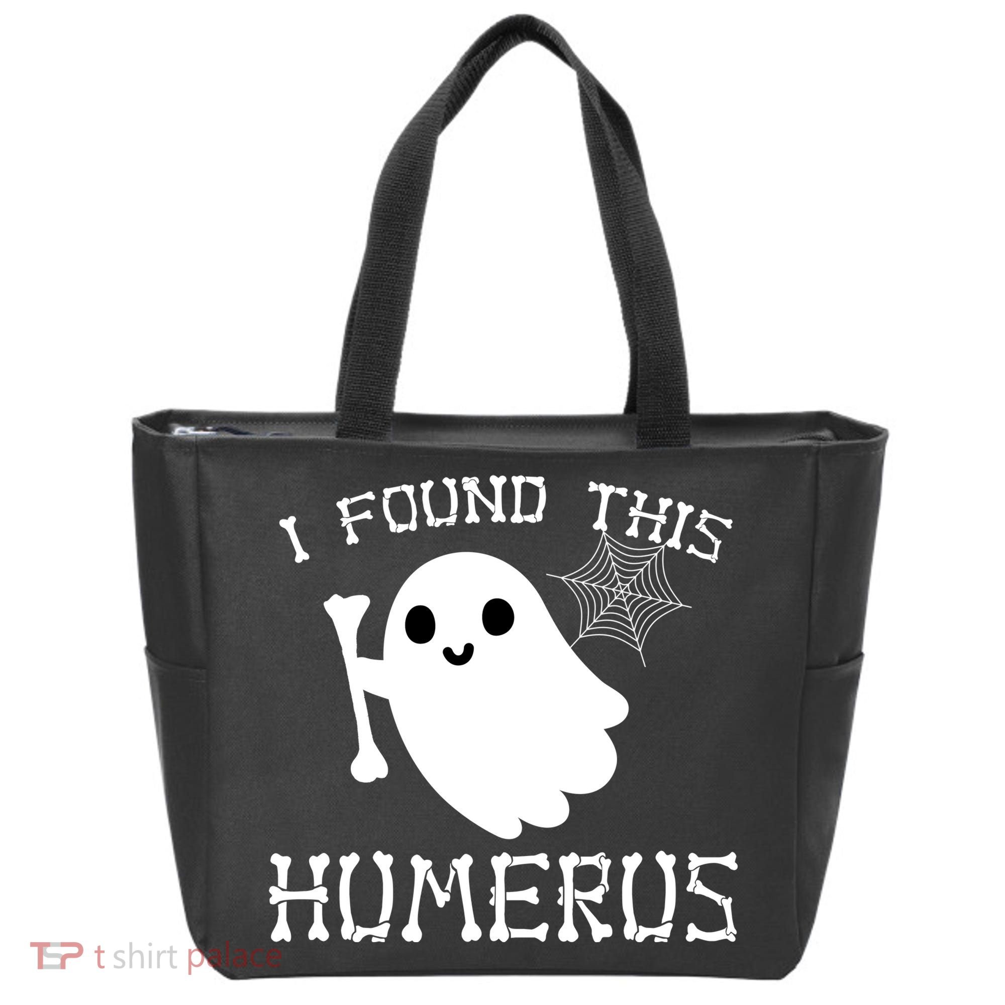 I Found This Humerus Funny Halloween Ghost Tote Bag