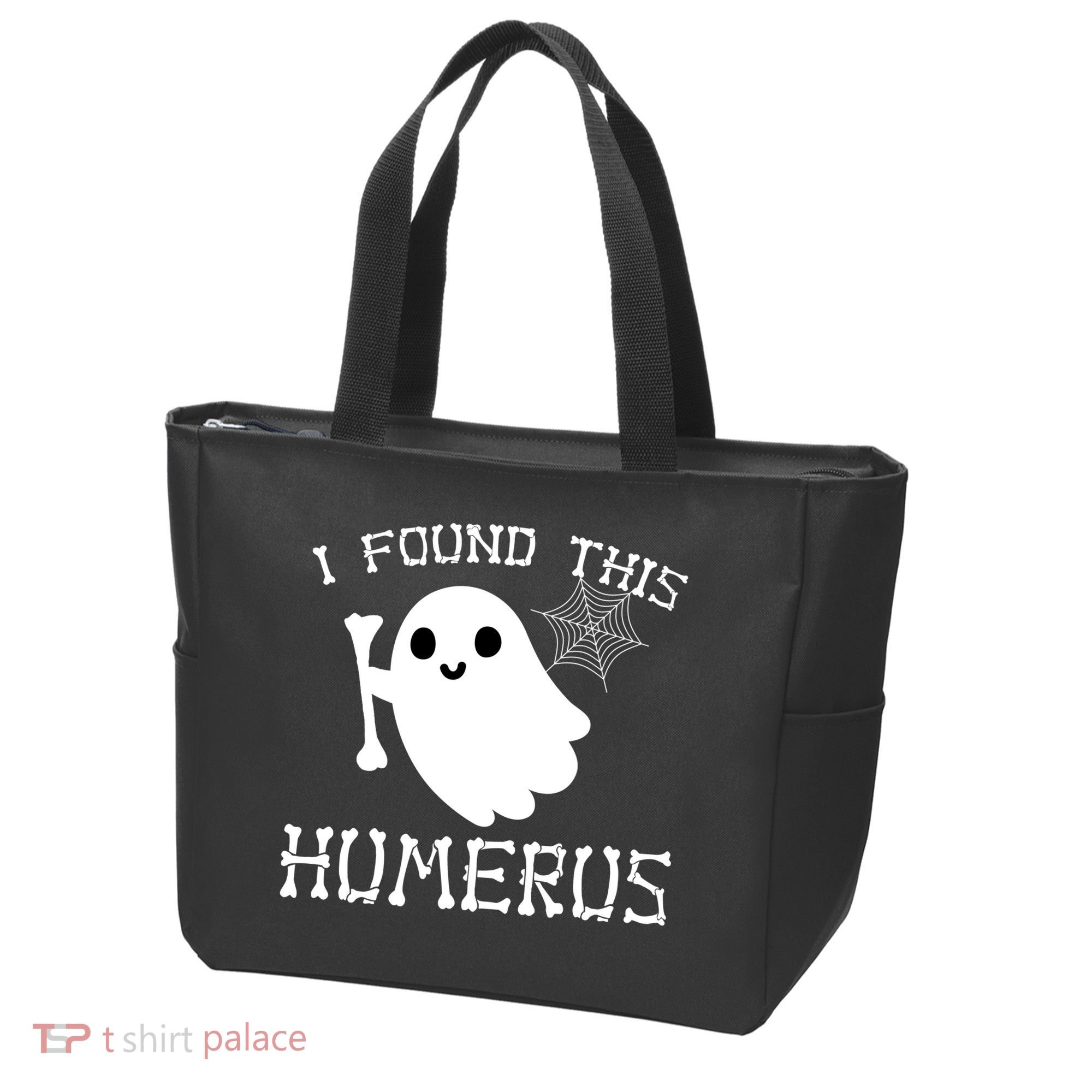 I Found This Humerus Funny Halloween Ghost Tote Bag