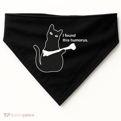 I Found This Humorous Cat USA-Made Doggie Bandana