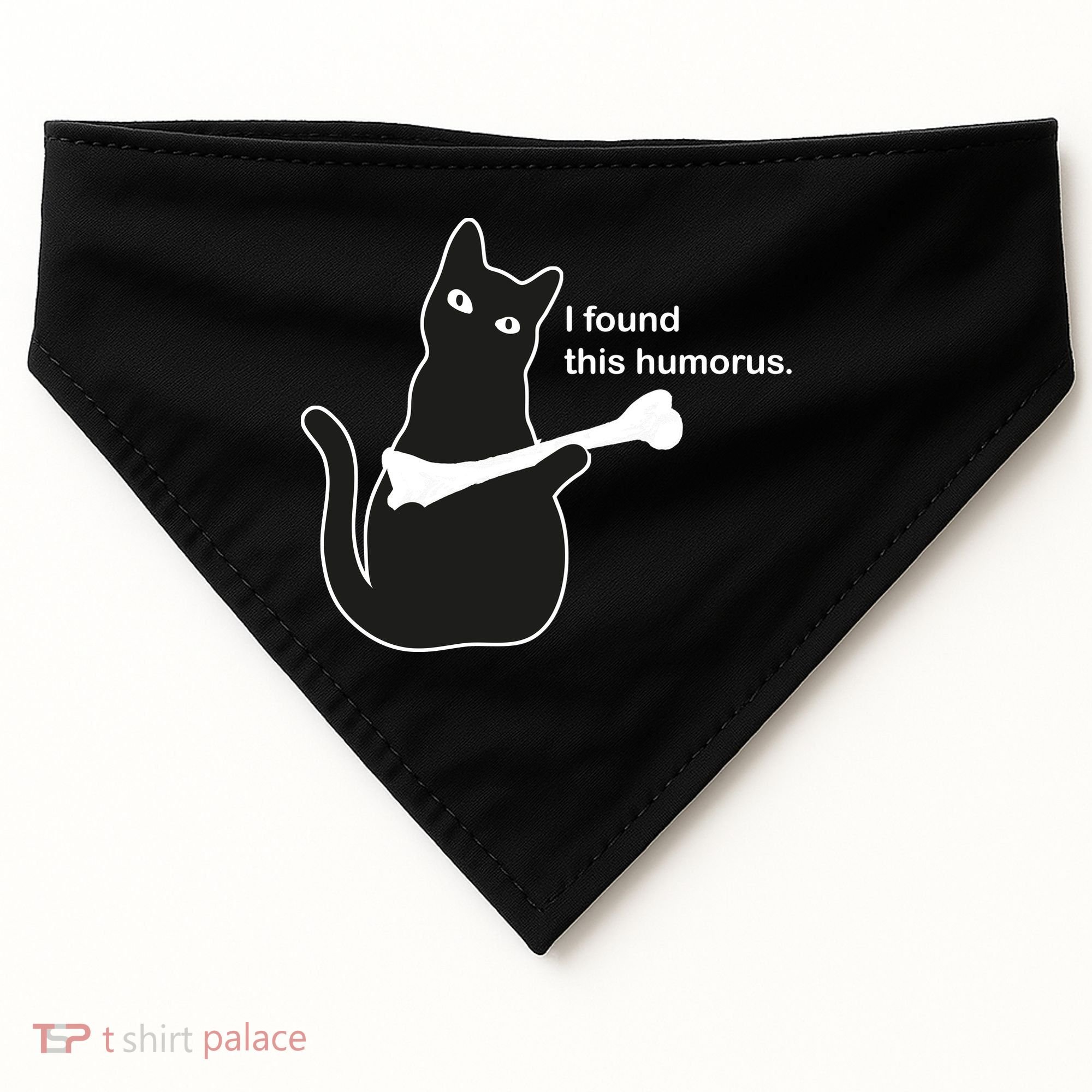 I Found This Humorous Cat USA-Made Doggie Bandana