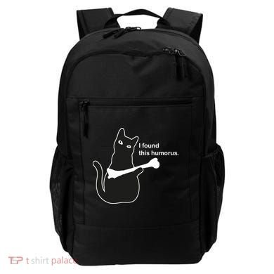 I Found This Humorous Cat Backpack