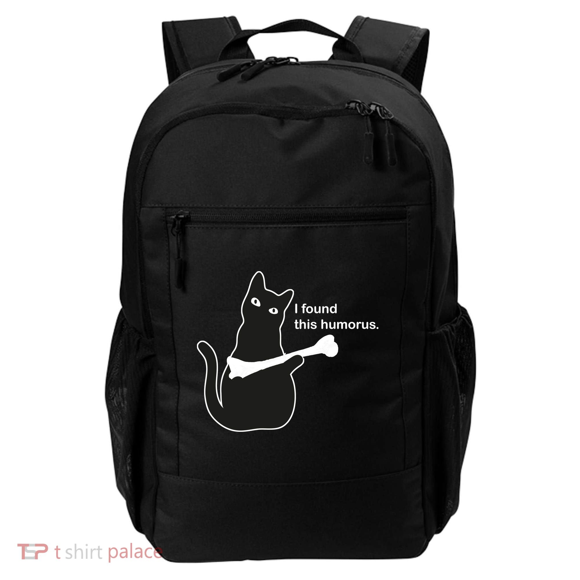 I Found This Humorous Cat Backpack