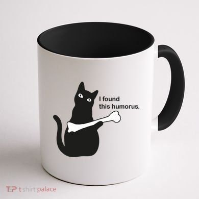 I Found This Humorous Cat Coffee Mug back