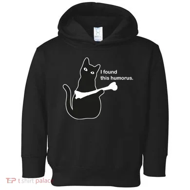 I Found This Humorous Cat Toddler Hoodie