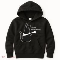I Found This Humorous Cat Kids Hoodie thumb 0