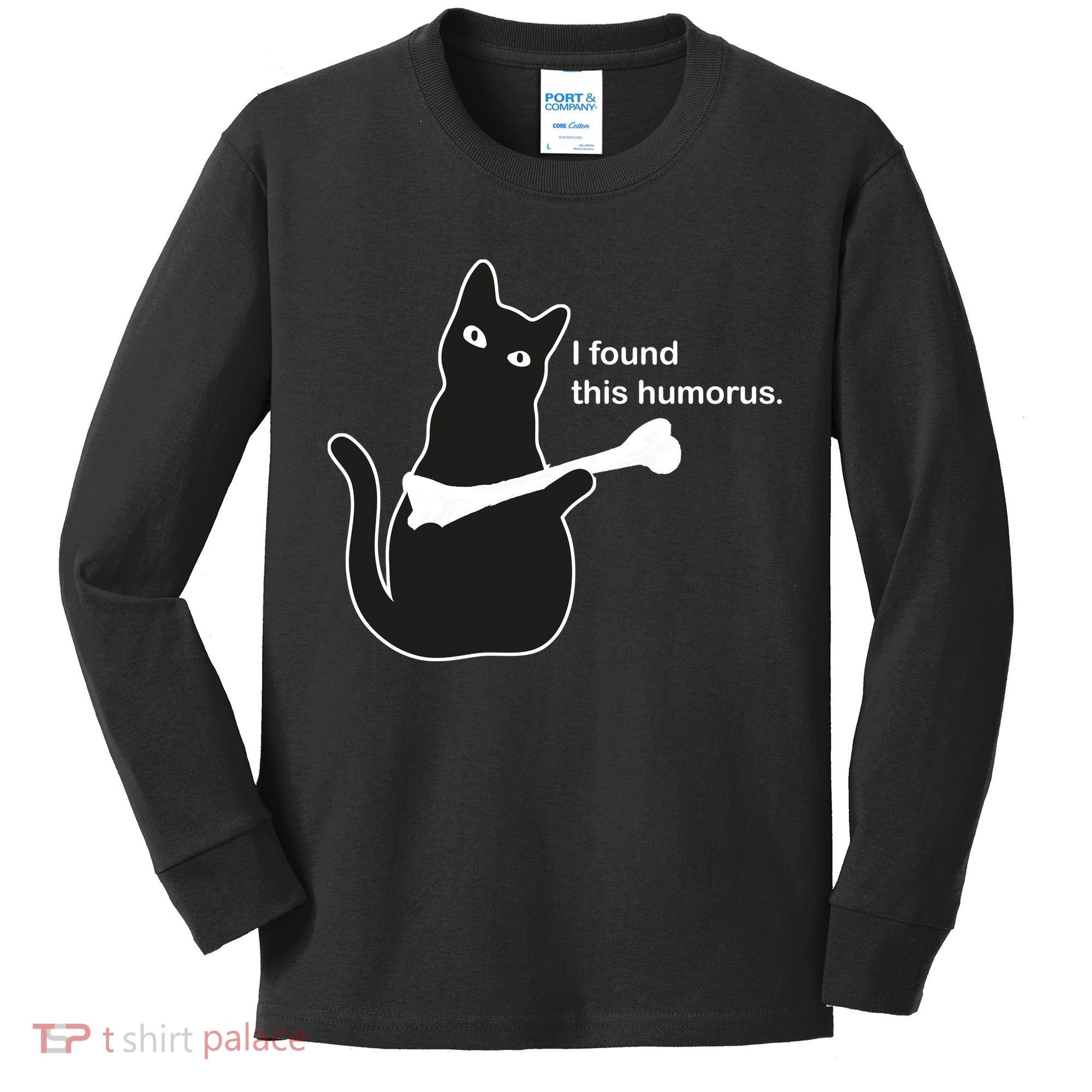 I Found This Humorous Cat Kids Long Sleeve Shirt