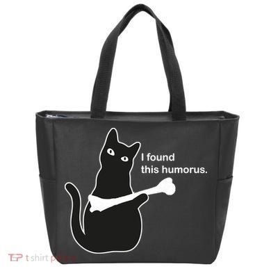 I Found This Humorous Cat Tote Bag