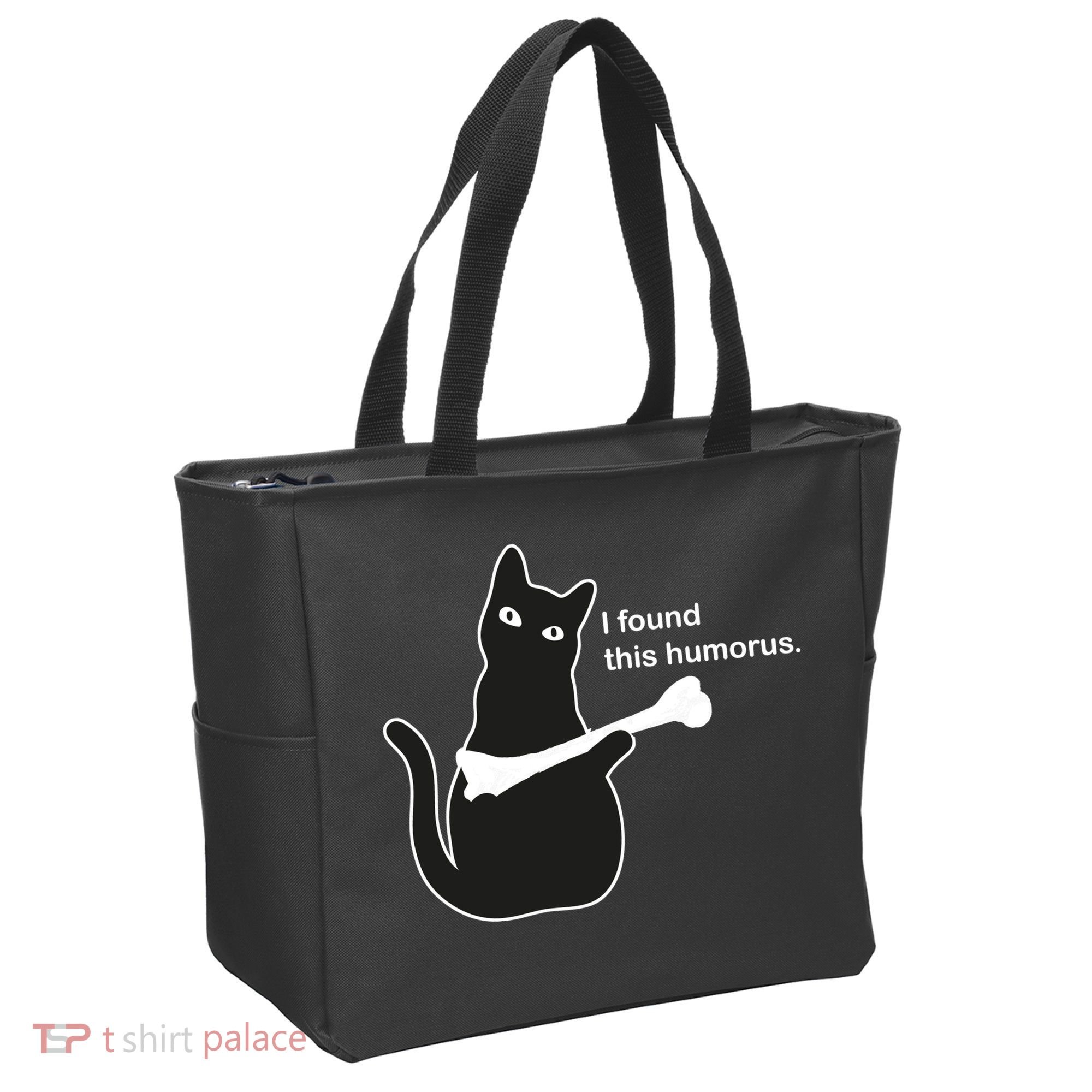 I Found This Humorous Cat Tote Bag