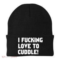 I Fucking Love To Cuddle! Beanie thumb 0