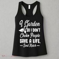 I Garden So I Don't Choke People Women's Tank Top thumb 3
