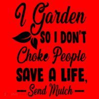 I Garden So I Don't Choke People Santa Hat thumb 1