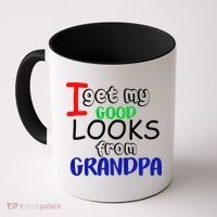 I Get My Looks From Grandpa Coffee Mug thumb 0