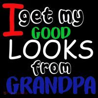 I Get My Looks From Grandpa Ornament thumb 1