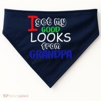I Get My Looks From Grandpa USA-Made Doggie Bandana thumb 0