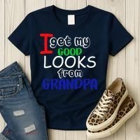 I Get My Looks From Grandpa Women's T-Shirt thumb 3