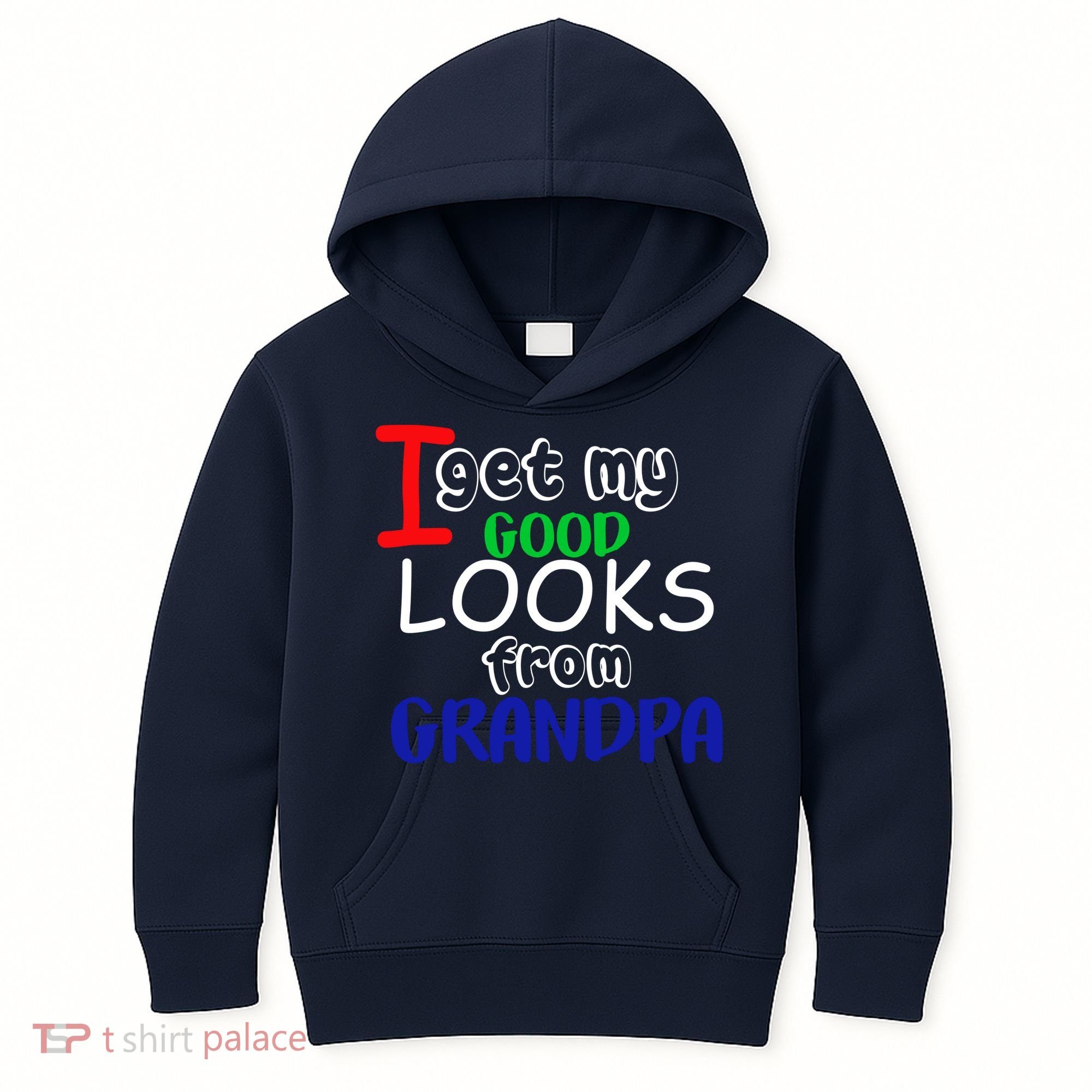 I Get My Looks From Grandpa Kids Hoodie
