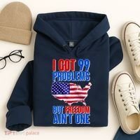 I Got 99 Problem But Freedom Ain't One Hoodie thumb 4