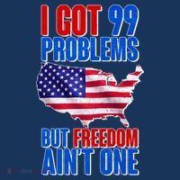 I Got 99 Problem But Freedom Ain't One Women's Hoodie thumb 2