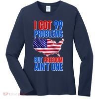I Got 99 Problem But Freedom Ain't One Women's Long Sleeve Shirt thumb 0