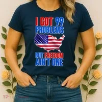 I Got 99 Problem But Freedom Ain't One Women's T-Shirt thumb 2