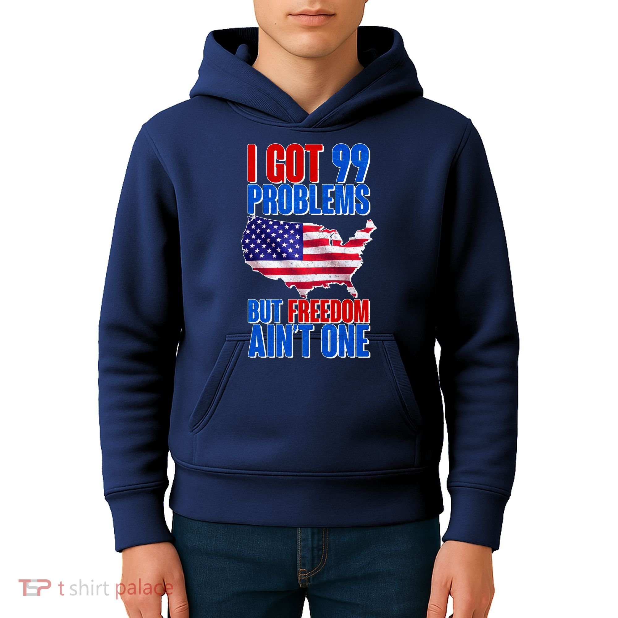 I Got 99 Problem But Freedom Ain't One Kids Hoodie