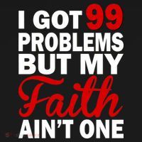I Got 99 Problems But My Faith Ain't One Baby Bodysuit thumb 2